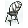 Image 4 : BRACE-BACK WINDSOR SIDE CHAIR.