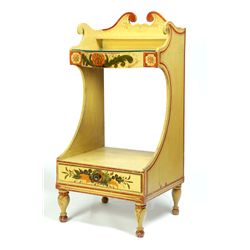 DECORATED WASHSTAND.