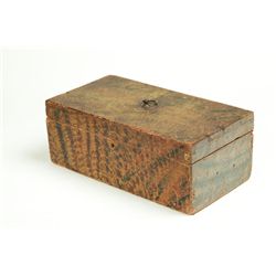 DECORATED DOCUMENT BOX.