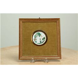 MINIATURE MOURNING PICTURE.