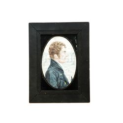 MINIATURE PORTRAIT OF A GENTLEMAN.
