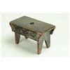 Image 1 : DECORATED FOOTSTOOL.