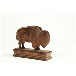 CARVED BISON.