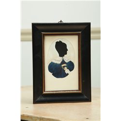 SILHOUETTE OF A GIRL.