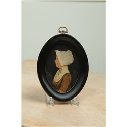 MINIATURE PORTRAIT OF A LADY.