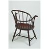 Image 4 : SACK-BACK WINDSOR ARMCHAIR.