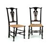 Image 1 : PAIR OF DECORATED CHIPPENDALE SIDE CHAIRS.