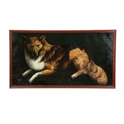 PORTRAIT OF A COLLIE (ENGLISH, EARLY 20TH CENTURY).