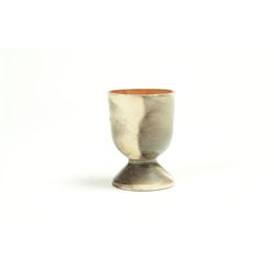 DECORATED TREENWARE CUP.