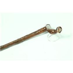 FOLK ART CANE.