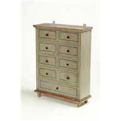 DECORATED SPICE CHEST.