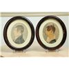 Image 1 : PAIR OF PORTRAITS (AMERICAN, 1ST QUARTER-19TH CENTURY).