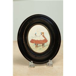 MINIATURE PORTRAIT OF A BABY.
