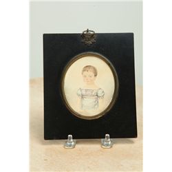 PORTRAIT OF A CHILD (AMERICAN SCHOOL, 2ND QUARTER-19TH CENTURY).