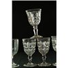 Image 3 : TEN PATTERN GLASS GOBLETS.