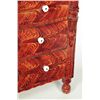 Image 3 : DECORATED EMPIRE CHEST OF DRAWERS.
