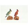 Image 5 : THREE FOLK ART BIRDS.