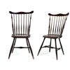 Image 1 : PAIR OF COMB-BACK WINDSOR SIDE CHAIRS.