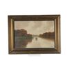 Image 1 : RIVER LANDSCAPE SIGNED A. HELLEBEN" (AMERICAN SCHOOL, EARLY 20TH CENTURY)."