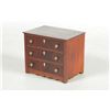 Image 1 : MINIATURE CHEST OF DRAWERS.