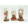 Image 5 : THREE GLASS DOMED VICTORIAN VALENTINES.