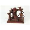 Image 1 : FOLK ART CARVING OF BIRDS.