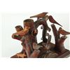 Image 2 : FOLK ART CARVING OF BIRDS.