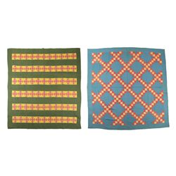 TWO QUILTS.