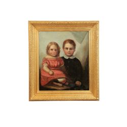 DOUBLE PORTRAITS (AMERICAN SCHOOL, 2ND HALF-19TH CENTURY).