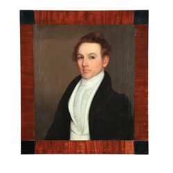 PORTRAIT OF J.J. VAN RENSALAER BY RANDALL PALMER (NEW YORK, D. 1845).