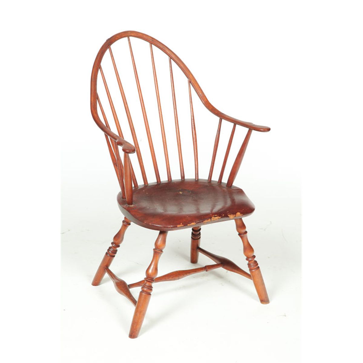 CONTINUOUS ARM WINDSOR CHAIR.