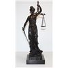 Image 1 : Noble Bronze Sculpture Lady Justice