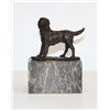 Image 1 : Gorgeous Retriever Bronze Sculpture After L. Carvin