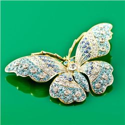 Faberge Butterfly Brooch