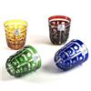 Image 2 : AMAZING Faberge Style Crystal Tumbler Glasses Set of