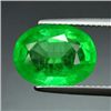 Image 1 : 6.65ct RAREST RAVISHING GREEN EMERALD OVAL GEMSTONE