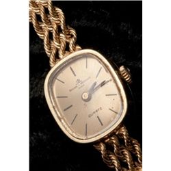 Ladies Baum-Mercier 14kt yellow gold watch