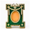 Image 1 : Green Enameled Faberge Frame