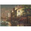 Image 1 : MWF1383C 5x7 Oil on Board Depiciting Venice Gondola Sc