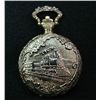 Image 1 : HEAVILY EMBOSSED RAILROAD POCKET WATCH