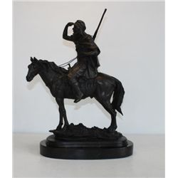 Magnificent Bronze Sculpture Scout