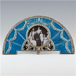 Fan Style Lacquer Faberge Frame