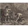 Image 1 : ORIGINAL Antique PRINT scene -MINERS OF FORTY-NINE