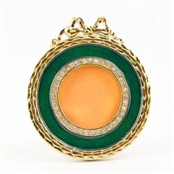 Faberge Enameled Photo Frame