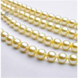 MWF1115 - 48in 5 -6.5mm AAA+ Akoya Cream Pearls Rope Ne