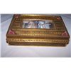 Image 2 : FRENCH 19thC BRONZE BOX SIGNED AND PAINTED PORTRAIT ~CO