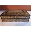 Image 2 : Exquisitely detailed INLAID Mother of Pearl JEWELRY BOX