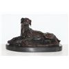 Image 1 : Wonderul Bronze Sculpture Labrador Retriever Laying