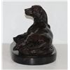 Image 2 : Wonderul Bronze Sculpture Labrador Retriever Laying