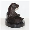 Image 4 : Wonderul Bronze Sculpture Labrador Retriever Laying